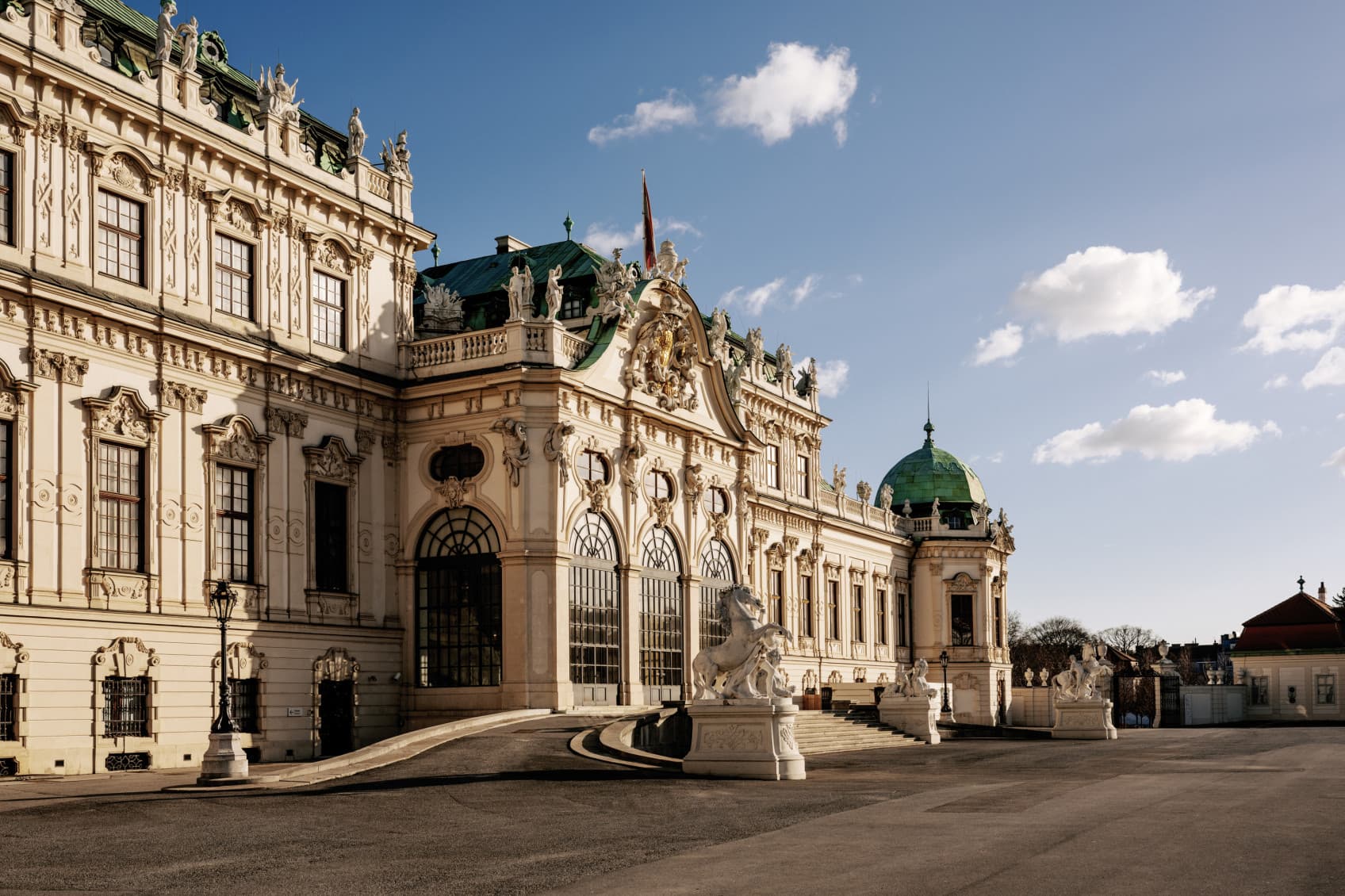 Oberes Belvedere Außenansicht